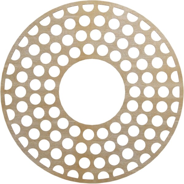 Ekena Millwork Fink Wood Fretwork Pierced Ceiling Medallion, Birch, 36"OD x 13 1/8"ID x 3/8"T CMWP36X36X0375FFBI - main